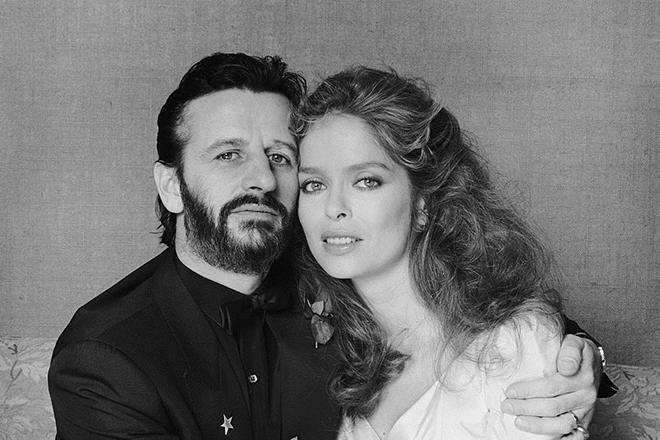 Ringo Starr and his wife Barbara Bach