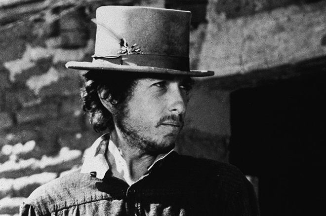 Bob Dylan in the movie “Pat Garrett & Billy the Kid”
