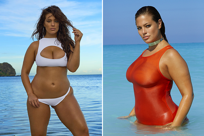 Ashley Graham in a swimsuit