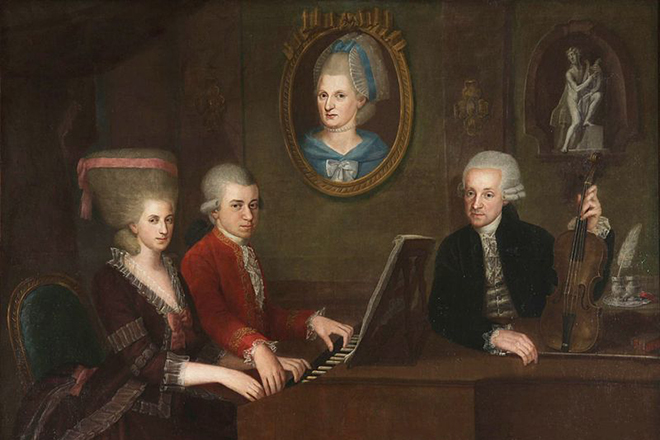 Wolfgang Amadeus Mozart’s family