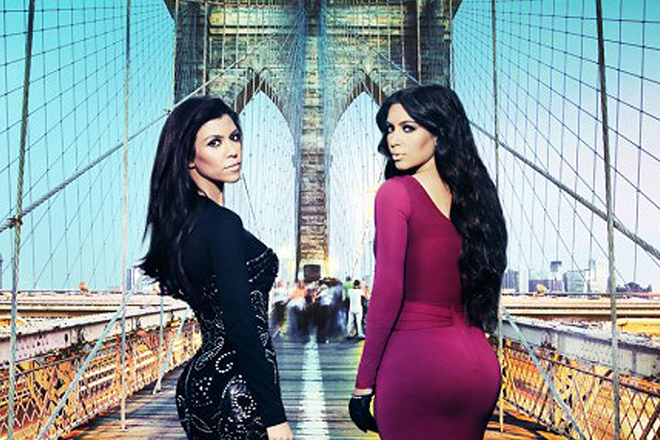 Kourtney Kardashian in the show "Kourtney and Kim in New York"