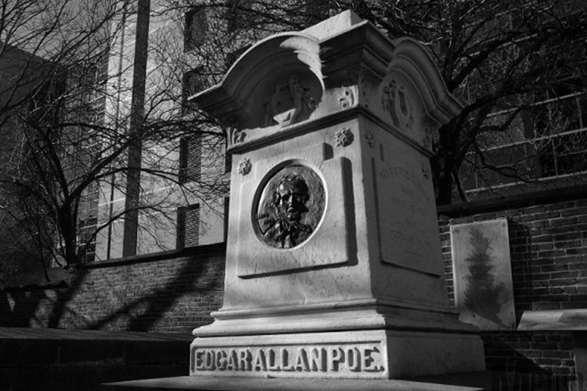 Edgar Poe’s grave