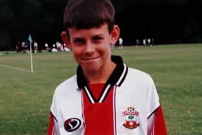 Gareth Bale in his childhood