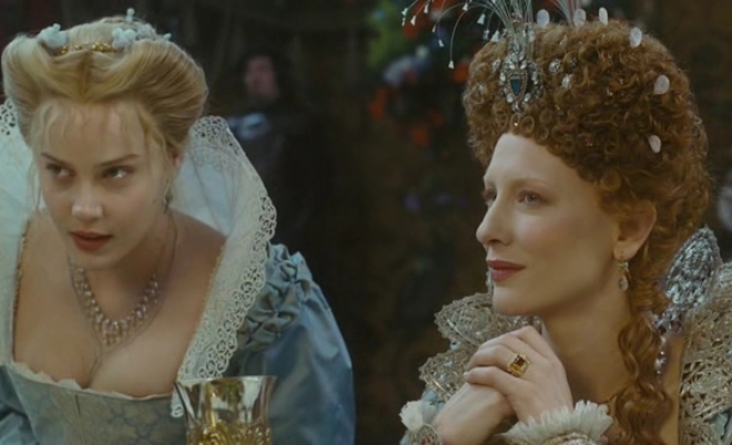 Cate Blanchett in the movie “Elizabeth”