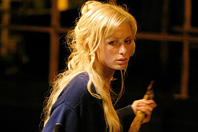 Paris Hilton in the movie "House of Wax"