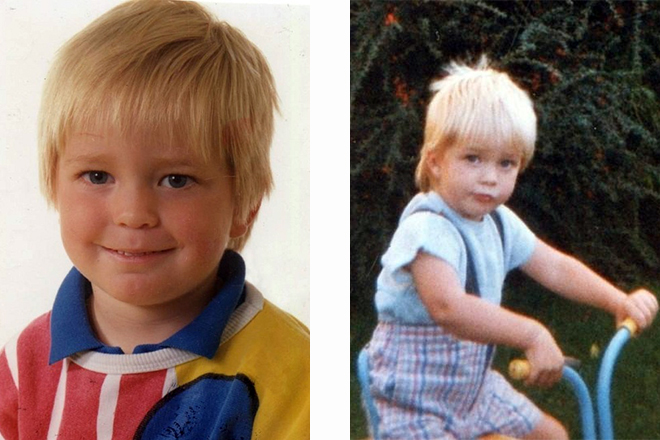 Robert Pattinson in his childhood
