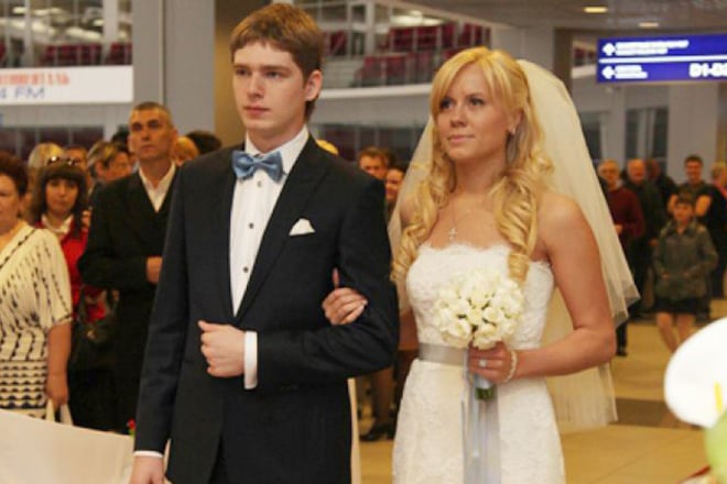 Evgeny Kuznetsov and Anastasia Zinovyeva’s wedding