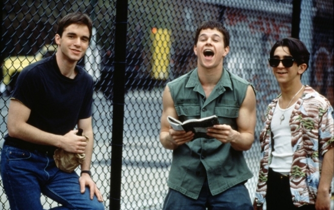 Mark Wahlberg in the movie "The Basketball Diaries "
