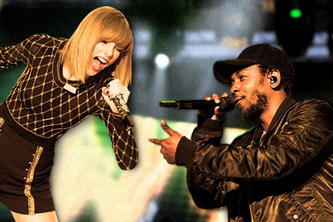 Kendrick Lamar and Taylor Swift
