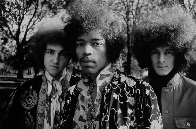 Jimi Hendrix and the group "The Jimi Hendrix Experience"
