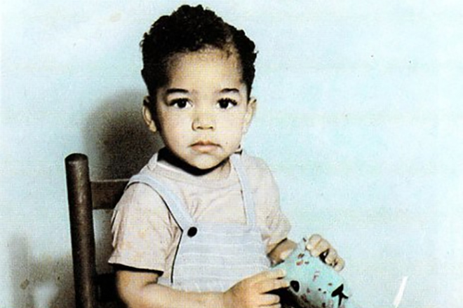 Jimi Hendrix in his childhood