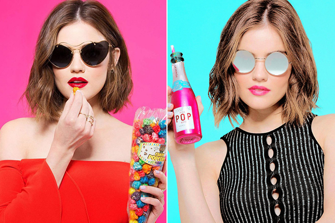 Lucy Hale in the Cosmopolitan magazine