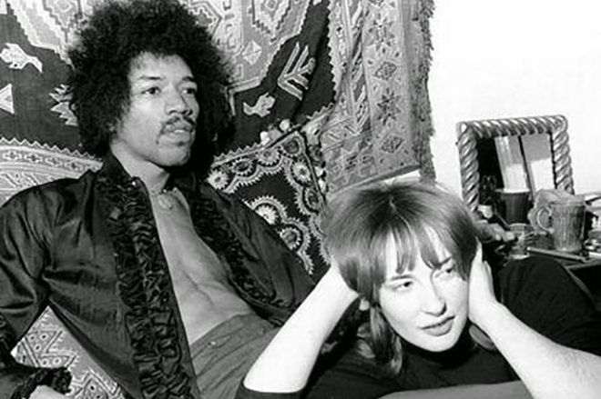 Jimi Hendrix and Monika Dannemann