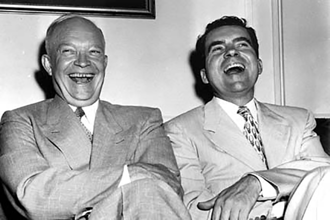 Dwight Eisenhower and Richard Nixon