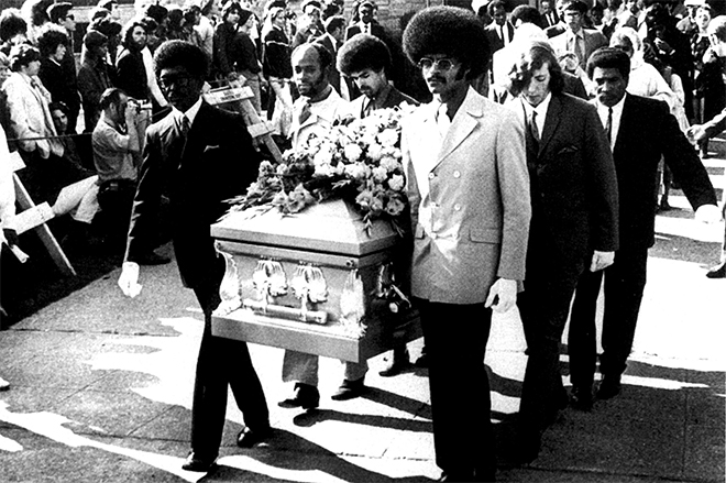 Jimi Hendrix’s funeral
