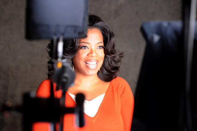 Oprah Winfrey in the program Oprah's Master Class