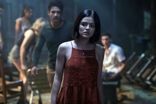 Lucy Hale in the film "Truth or Dare"