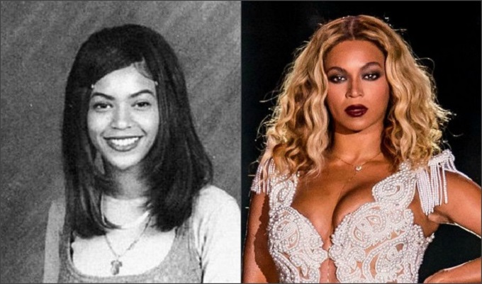 Beyoncé in the youth