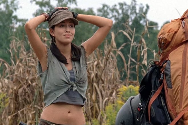 Christian Serratos in the series "The Walking Dead"