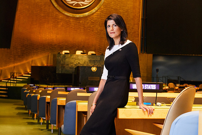 Nikki Haley in the UN
