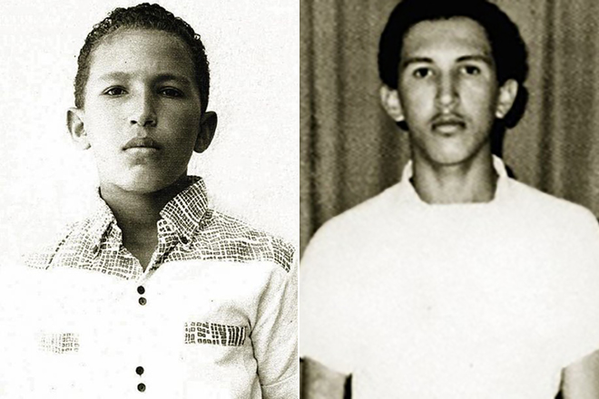 Hugo Chavez in his childhood and youth