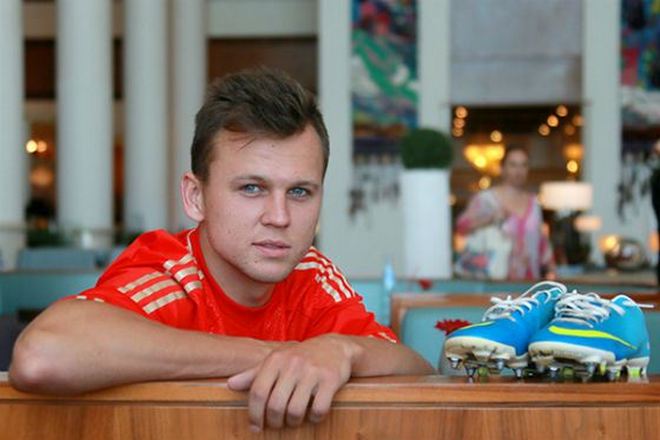The football player Denis Cheryshev