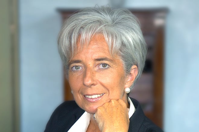 Managing Director and Chair of IMF - Christine Lagarde