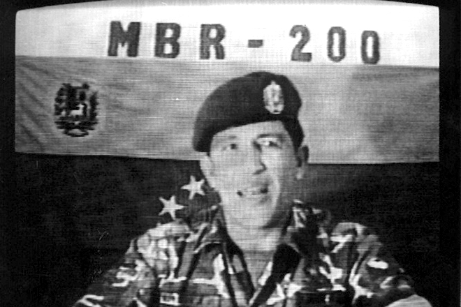 Hugo Chavez and his Bolivarian Revolutionary Army-200