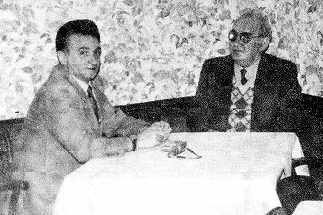 Thomas Blatt and Karl Frenzel (right)