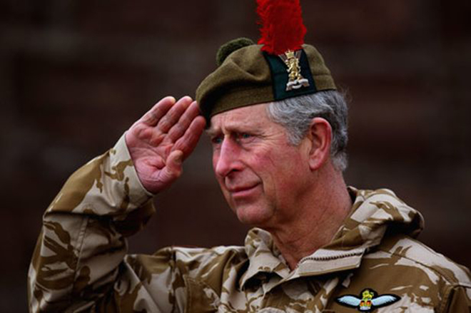 Prince Charles in the Army