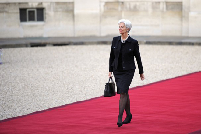 The politician Christine Lagarde