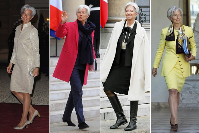 Christine Lagarde's clothing style