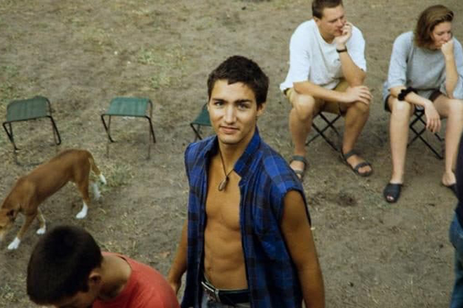 Justin Trudeau in youth