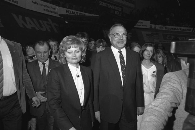 Helmut Kohl and his first wife, Hannelore Renner