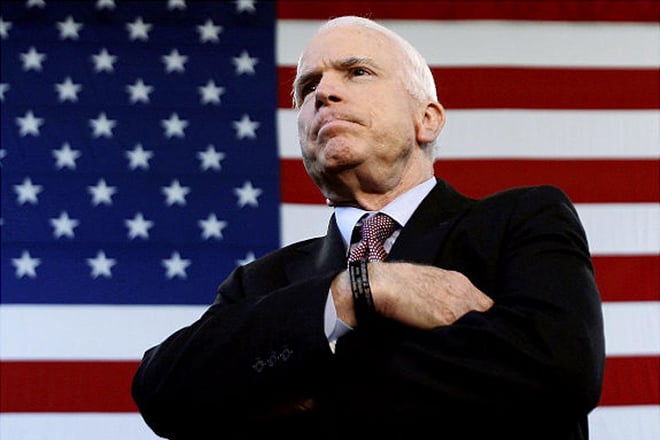 The senator John McCain