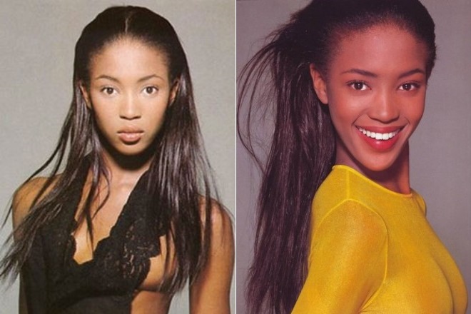 Naomi Campbell in her youth