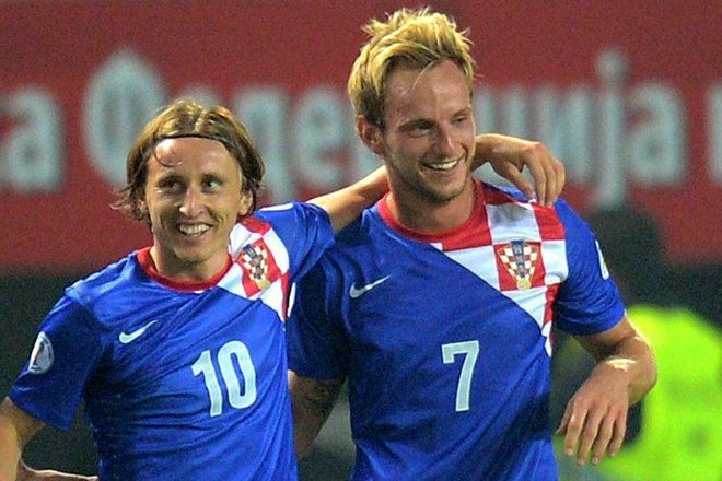 Luka Modrić and Ivan Rakitić in the Croatian national team