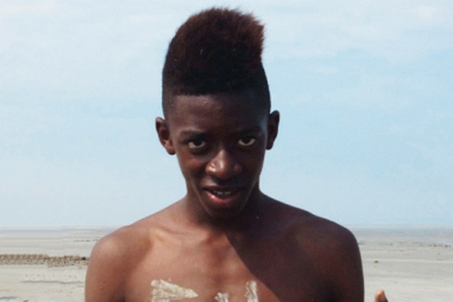 Ousmane Dembele in his childhood