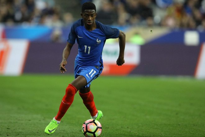 Ousmane Dembele in the French national team