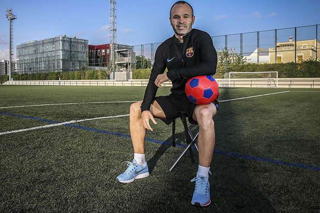 The soccer player Andrés Iniesta
