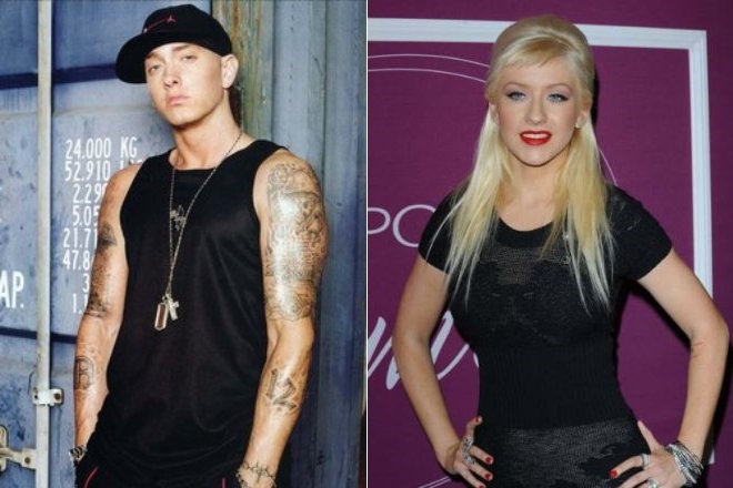Eminem and Christina Aguilera