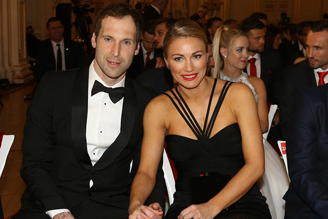 Petr Čech and his wife