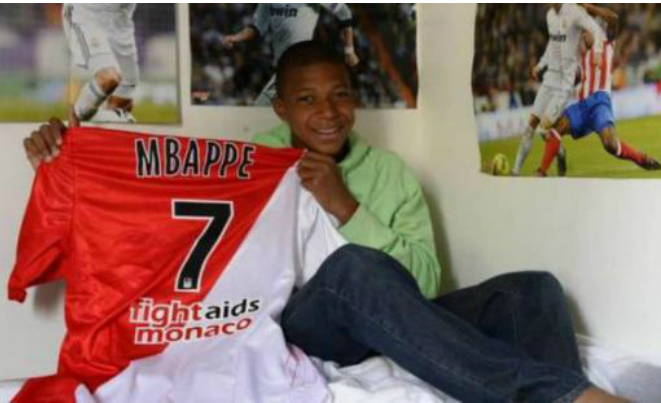 At the age of 15, Kylian Mbappe played for "Monaco"