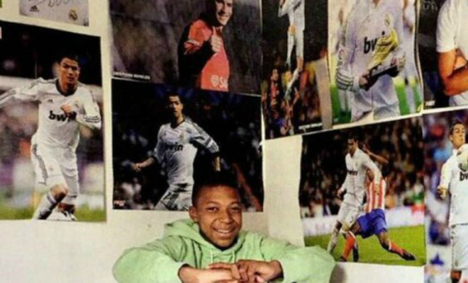 Kylian Mbappé dreamed of a football career since childhood