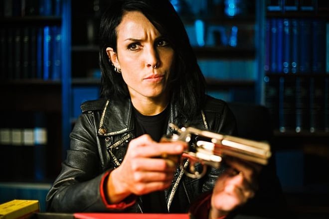 Noomi Rapace in the movie "The Girl Who Played with Fire."