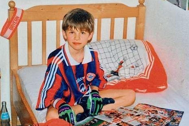 Thomas Müller in his childhood