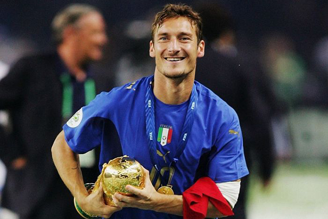 Francesco Totti in the Italian national team