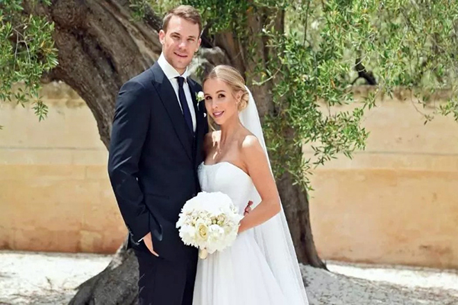 Manuel Neuer and his wife Nina Weiss