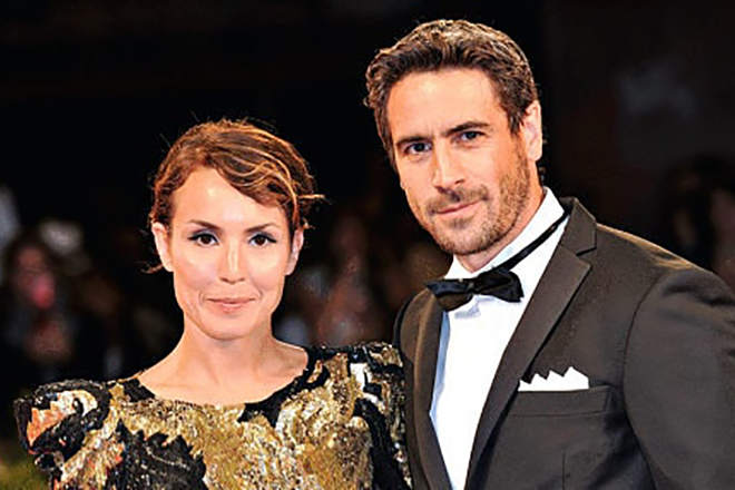 Noomi Rapace with her ex-husband