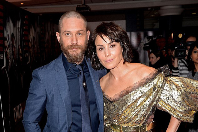 Noomi Rapace and Tom Hardy